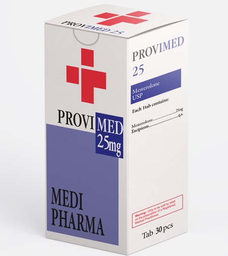 Proviron Mesterolone 25mg 30st Medi Pharma