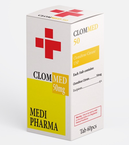Clomid Clomiphene 50mg – 60 tabletter | Medi Pharma